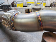 Load image into Gallery viewer, 3" downpipe for relocation manifolds and relocation pipes