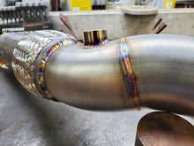 Load image into Gallery viewer, 3" downpipe for relocation manifolds and relocation pipes