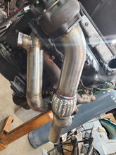 Load image into Gallery viewer, 3&quot; downpipe for relocation manifolds and relocation pipes
